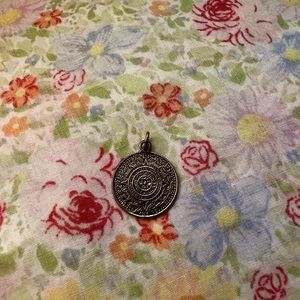Two charms from southwest roadrunner/turquoise eye,Aztec sun charm
